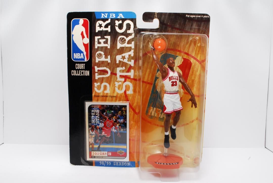 新品NBA SUPER STARS マイケル・ジョーダン フィギュア 98/99 ⭐️NBA SUPER STARS マイケル・ジョーダン フィギュア98/99