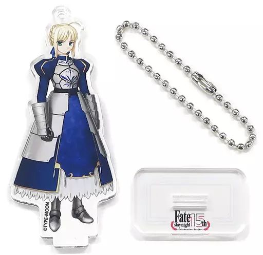 中古】雑貨 セイバー アクリルマスコット 「TYPE-MOON展 Fate