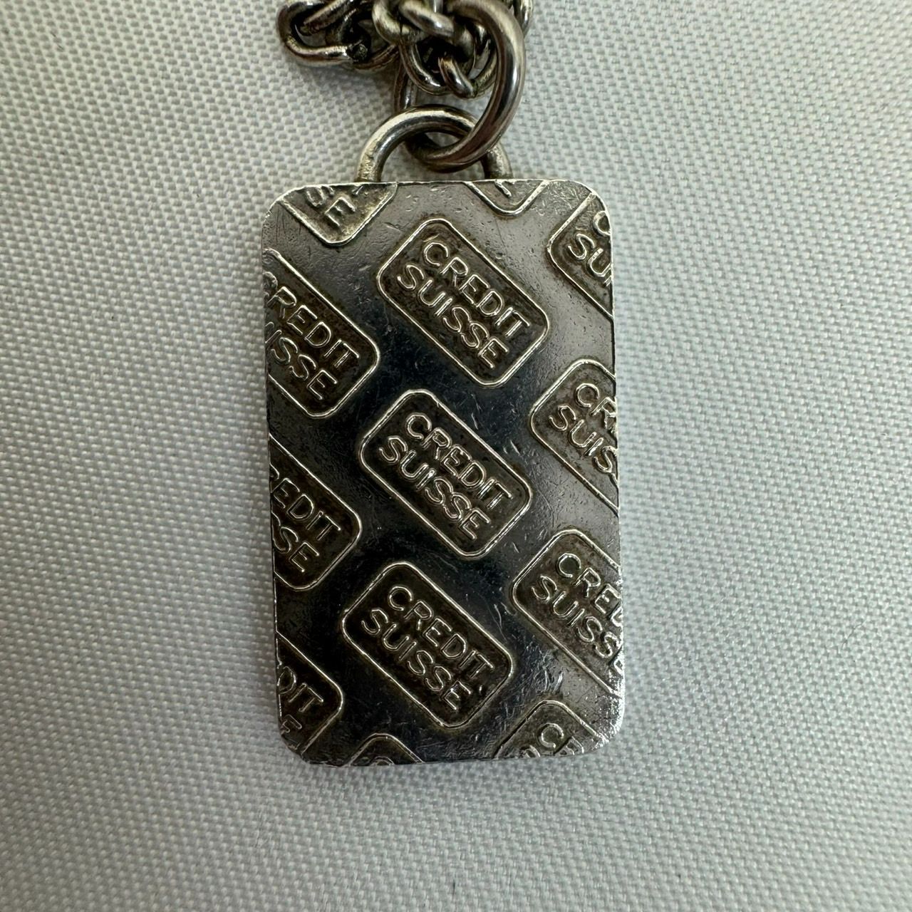 K【ヴィンテージ】CREDIT SUISSE FINE SILVER 999 5g silver