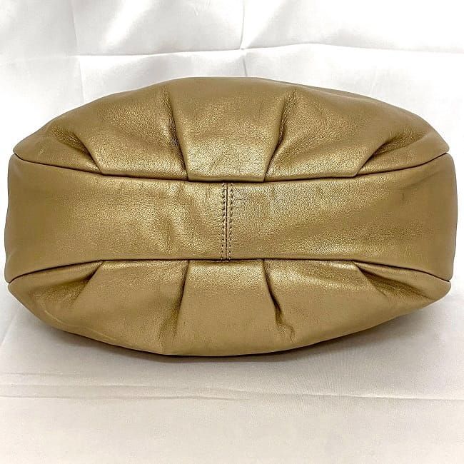 ロエベ ワンショルダー バッグ ゴールド アナグラム 美品