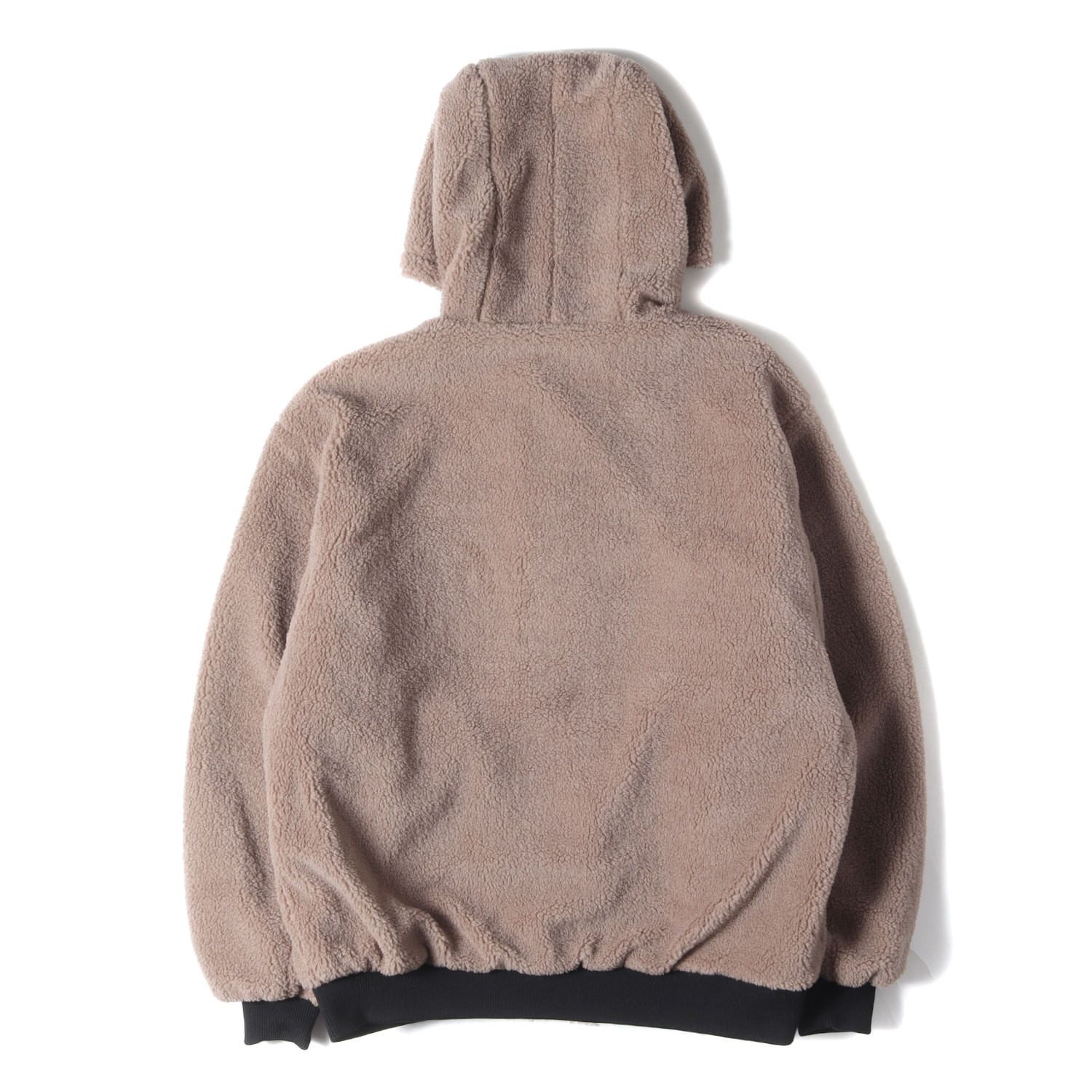 9090 ジャケット サイズ:L フリースボア×ナイロン リバーシブル