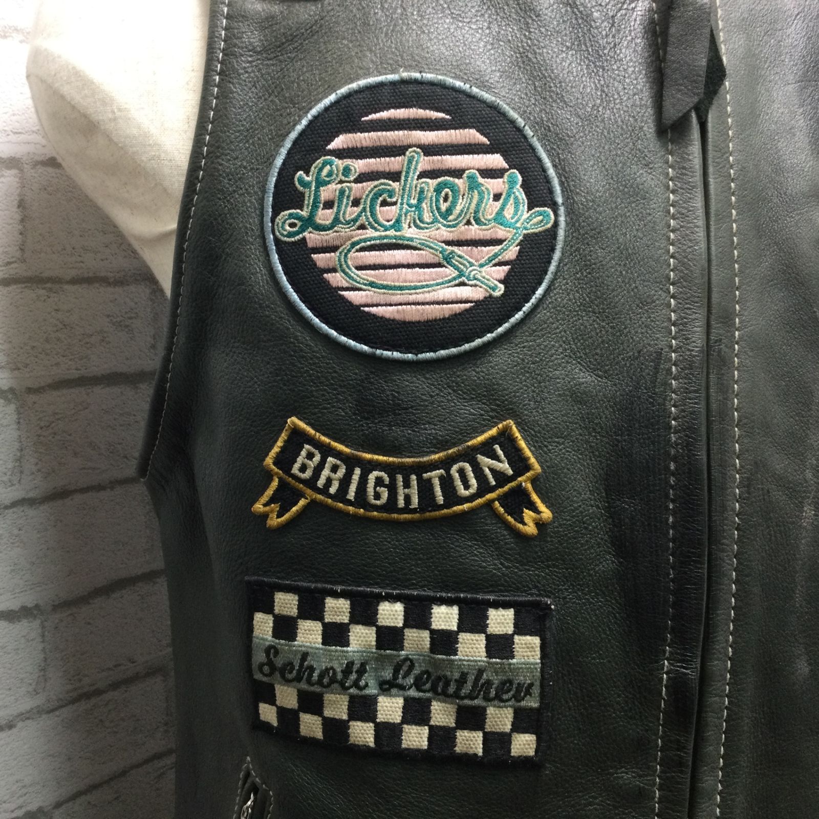 7225 【訳アリ】schott ショット レザーシングルライダース