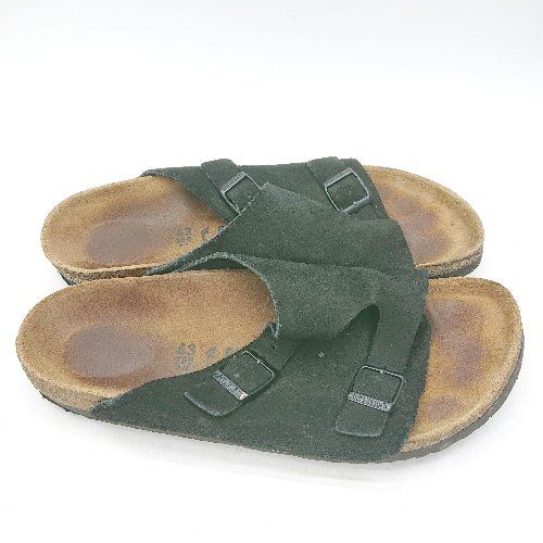 ◇ ⊂ BIRKENSTOCK ダブルベルト付き サンダル サイズ28 ブラック