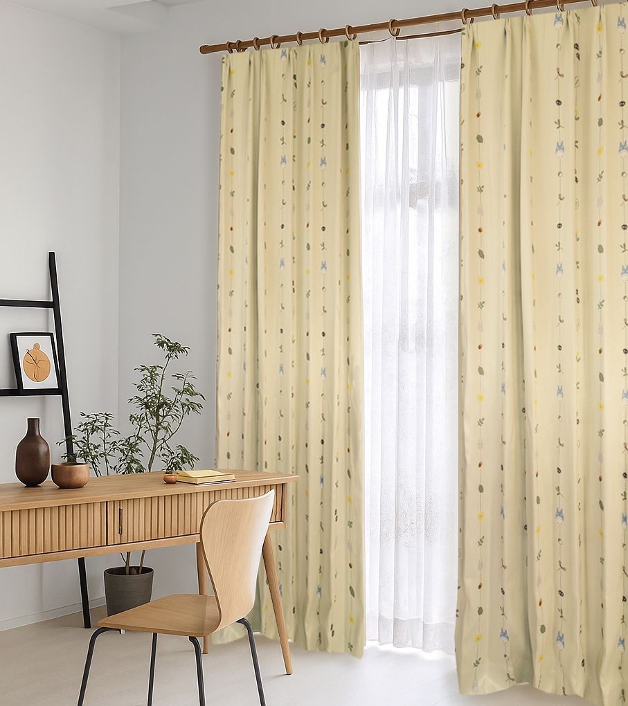 中古美品】サンゲツ ドレープカーテン SC7139 W288cm×H235cm