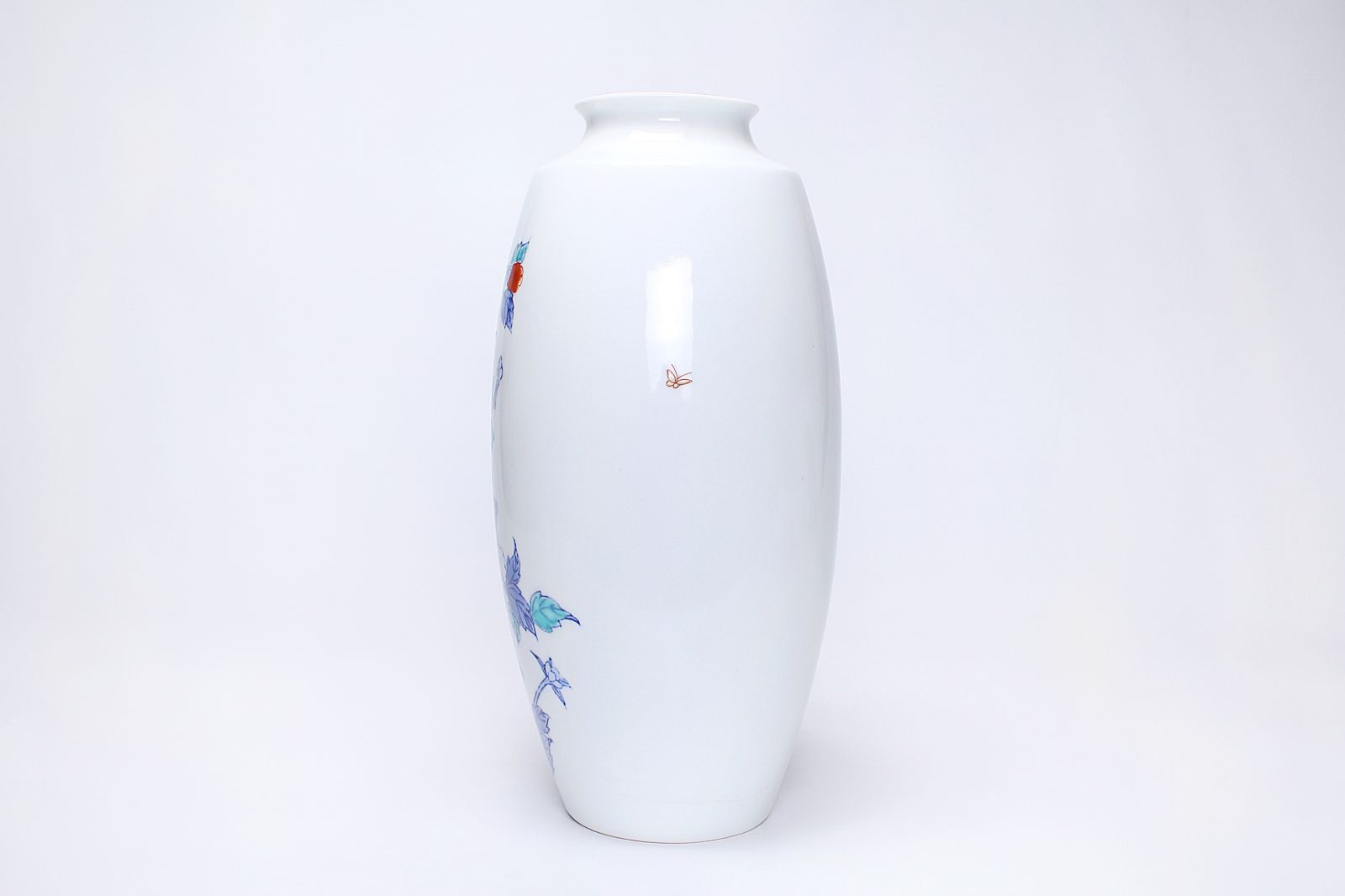 色鍋島御庭焼 花瓶 鍋島忠山作 美品 共箱【正一古美術】 - メルカリ