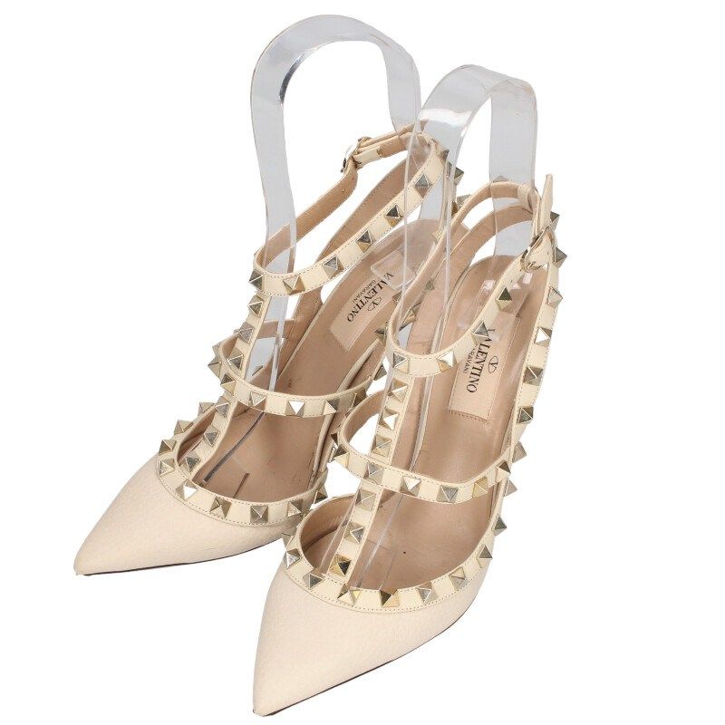 ヴァレンティノガラヴァーニ ロックスタッズサンダル 節約 レディース 35.5