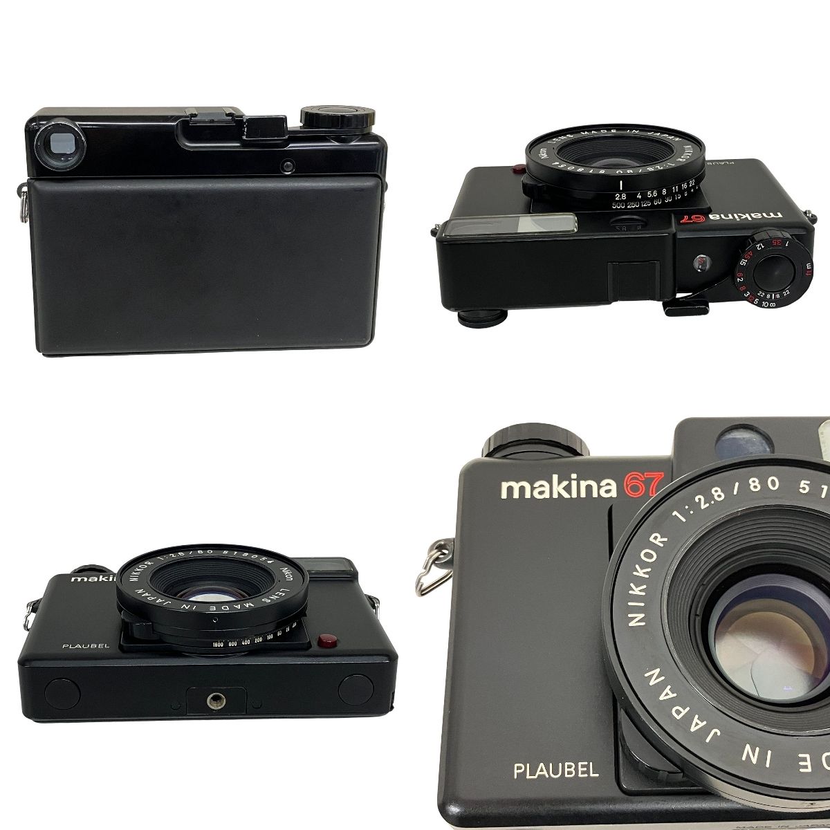  PLAUBEL makina 67 NIKKOR 80 mm F 2 8 中判フィルムカメラ レンジファインダー プラウベル マキナ レンジファインダーカメラ フィルムカメラ
