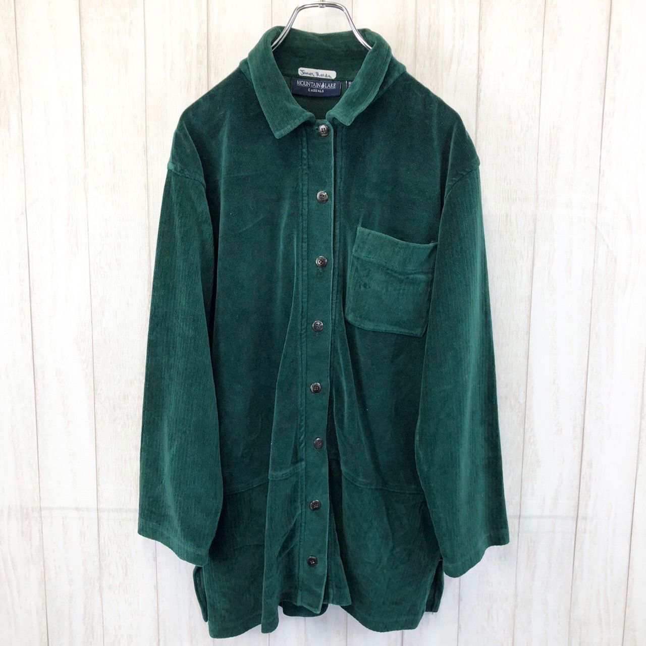 Vintage ヴィンテージ ベロアシャツ コーデュロイシャツ アンティーク 
