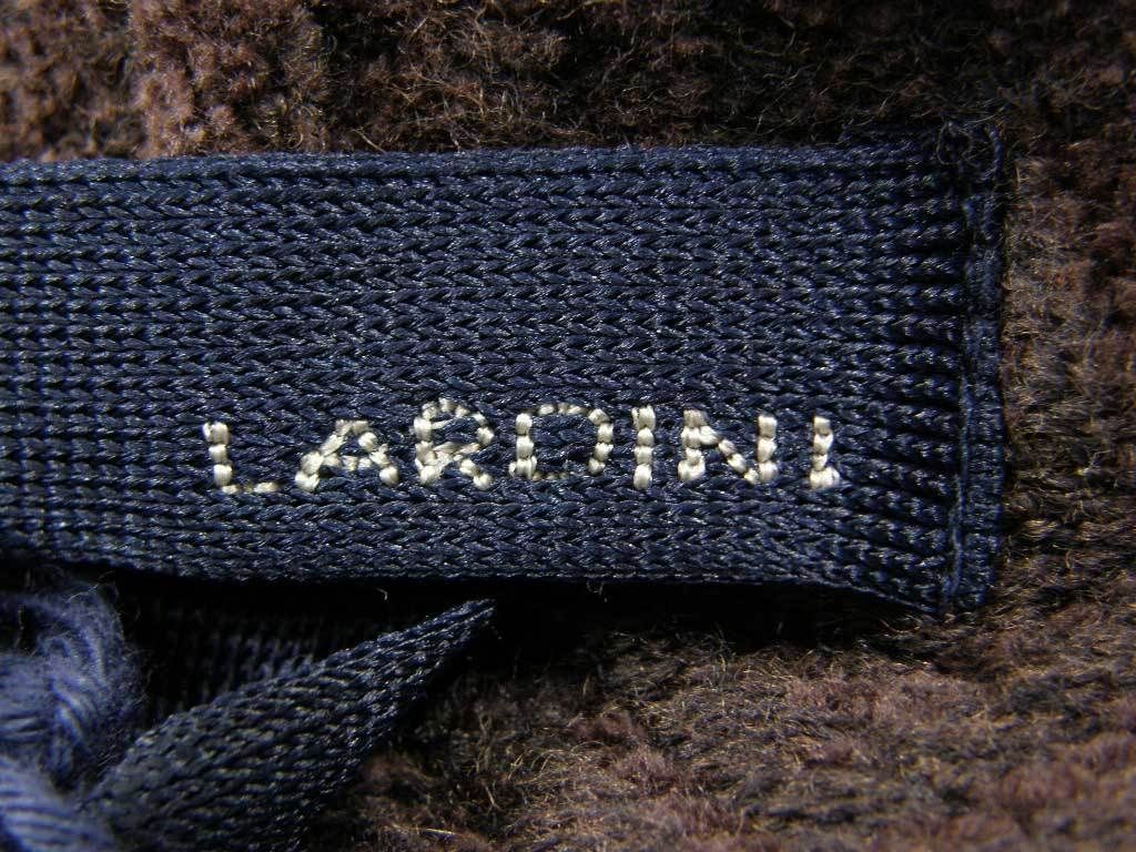 ラルディーニ　ヘリーボーン　ニットガウン アルパカ混　M　イタリア製　ベルト 新品】 LARDINI / ラルディーニ ニットガウン イタリア製 ウール