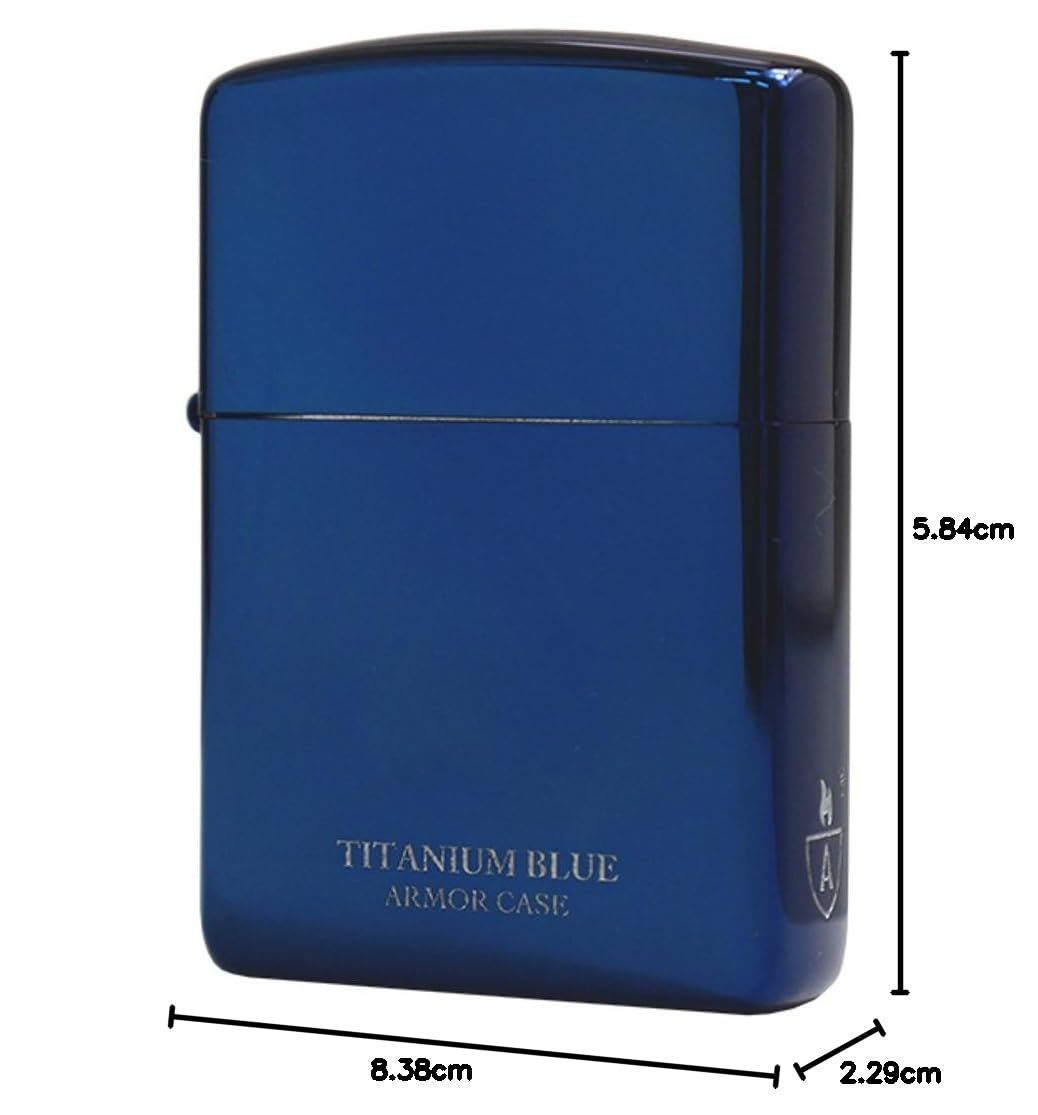 16-BLTT ブルー チタンコーティング アーマー ライター ZIPPO ジッポー
