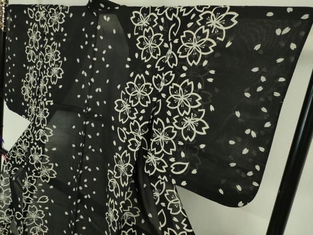 舞桜 黒地