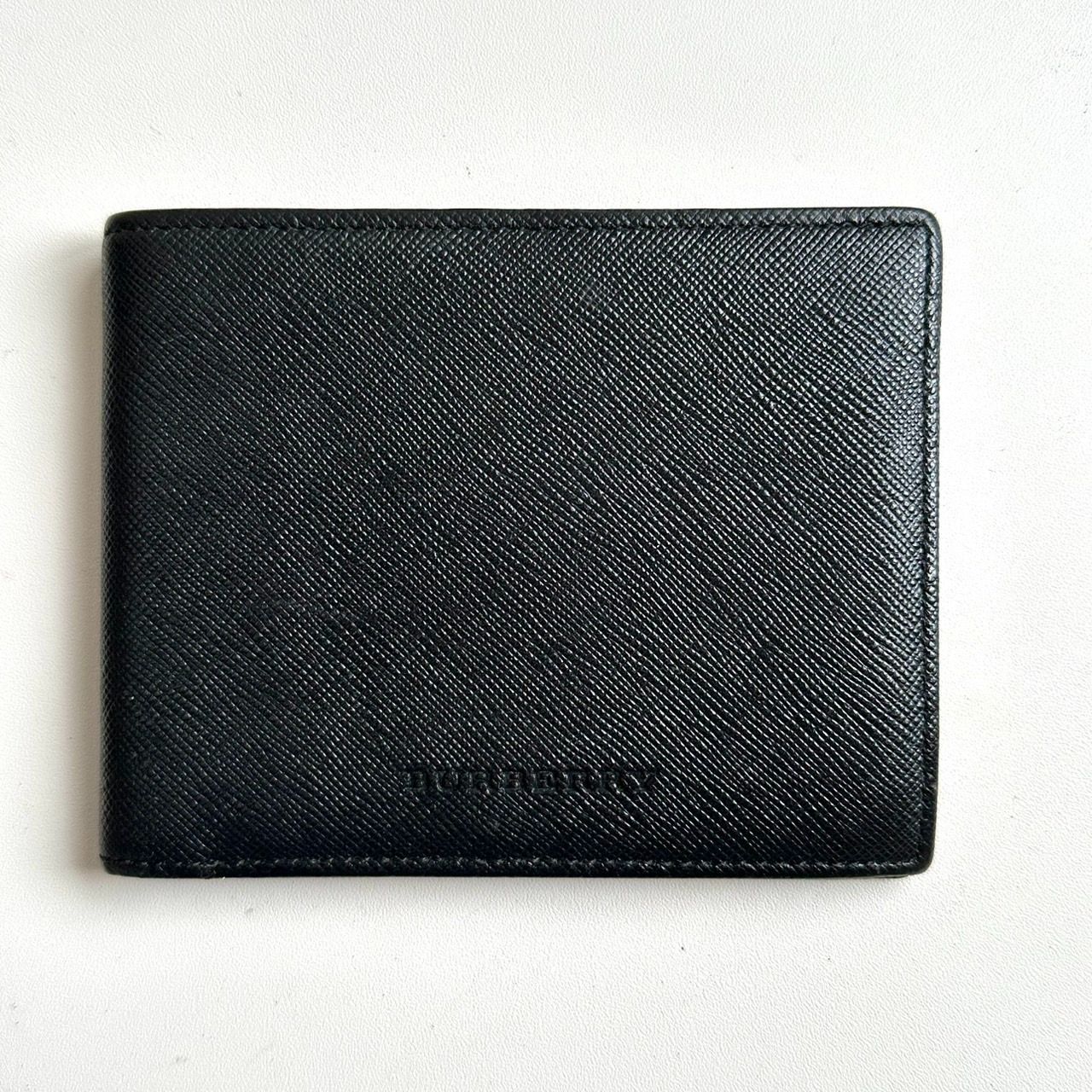 バーバリー BURBERRY 二つ折り財布 カードケース ブラック - メルカリ