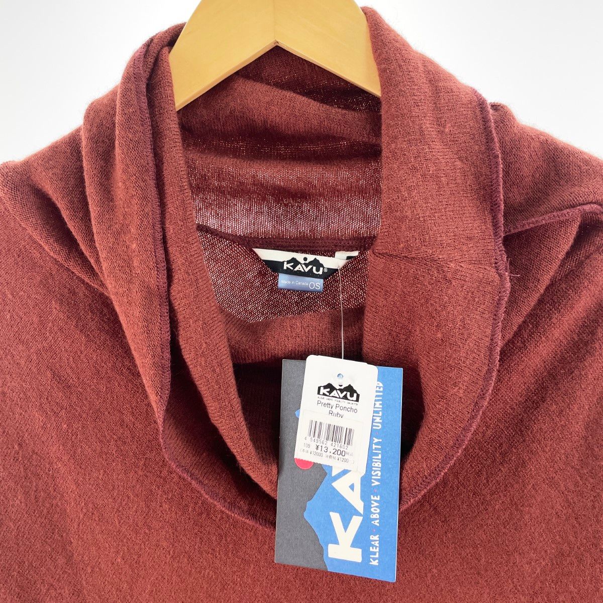KAVU スポーツウエア レディース ポンチョ pretty poncho フリーサイズ ブラウン 〇〇KAVU スポーツウエア レディース ポンチョ pretty poncho