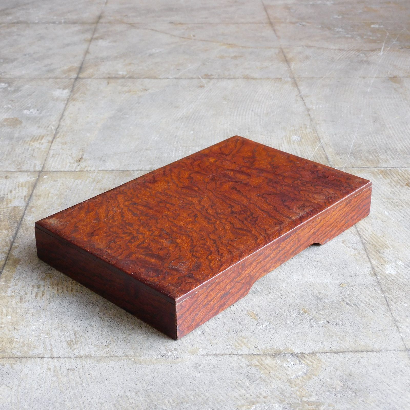 時代古民具 欅玉杢製 関東火鉢 黒柿 時代古民具 欅玉杢製 関東火鉢