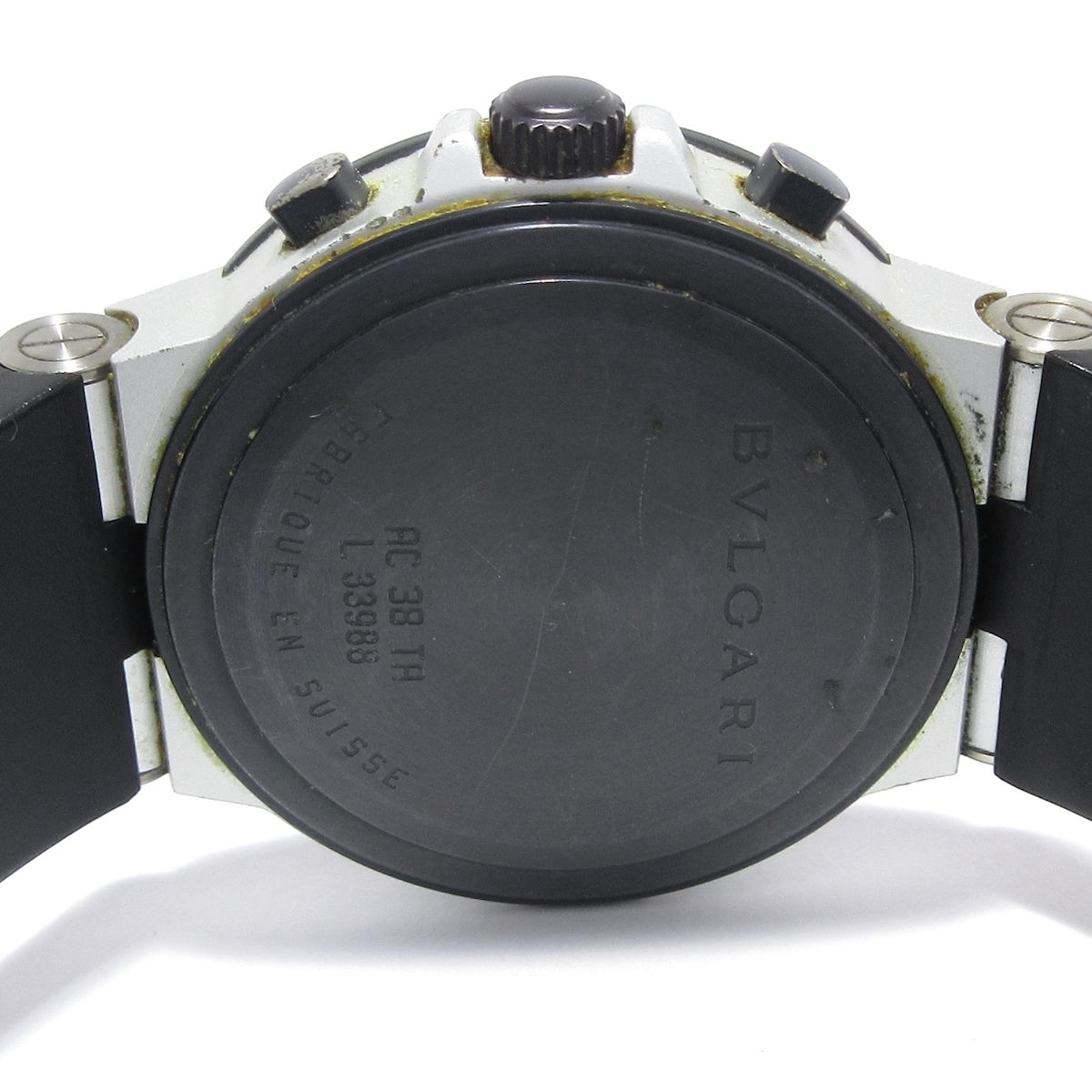 BVLGARI(ブルガリ) 腕時計 アルミニウム AC38TA メンズ ラバー