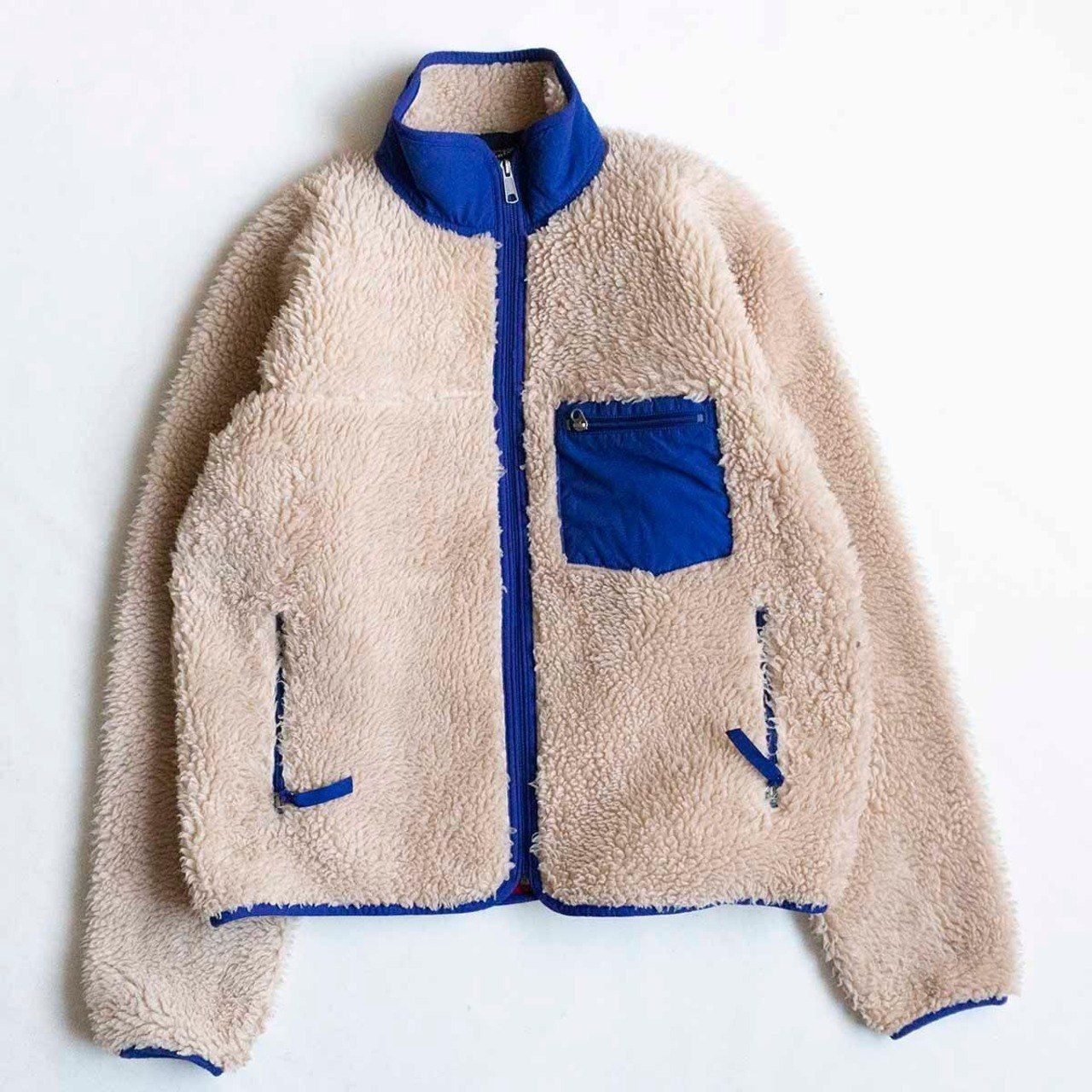【希少/USA製】PATAGONIA【クラシック レトロ カーディガン】M パタゴニア 00s レトロX フリース ジャケット ナチュラル u2411053