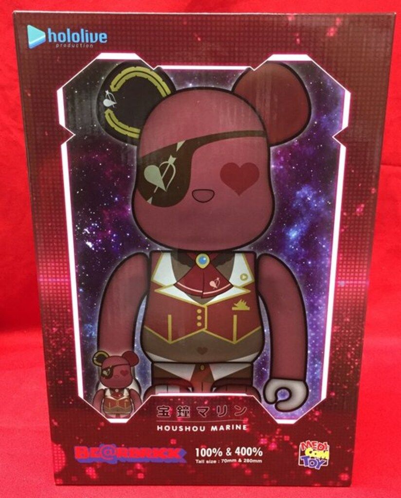 MEホロライブICOM TOY BE RBRICK hololive 宝鐘マリン -400% 100 400%