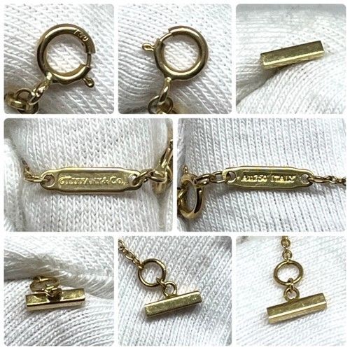 Tiffany&Co. ティファニー Tスマイル ネックレス ミニ 62617640 750YG  