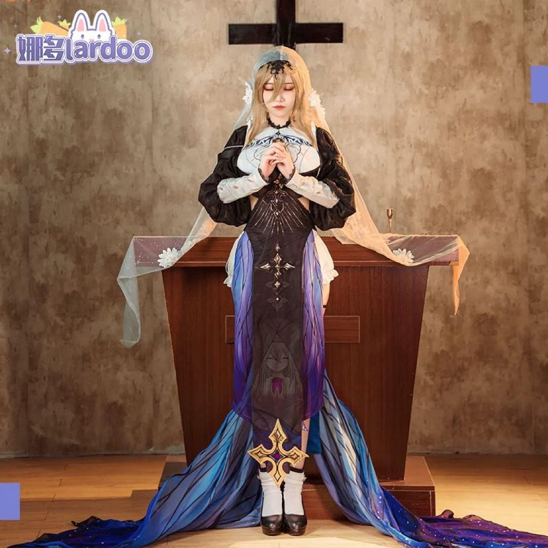 lardoo 崩壊3rd アポニア コスプレ衣装 ウィッグ 靴追加可