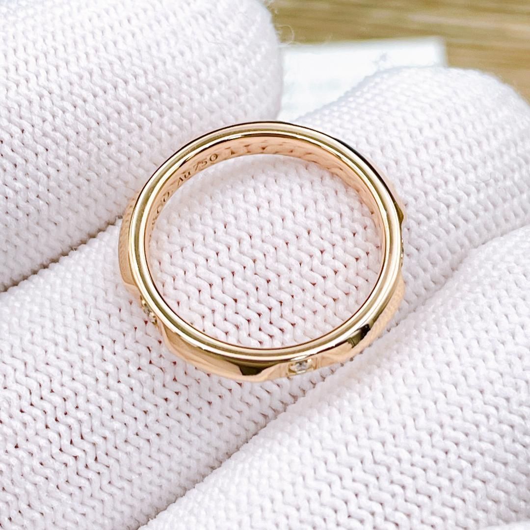 ◇ティファニー◇新品仕上済 トゥルー ダイヤ リング PT950 0.28 8号