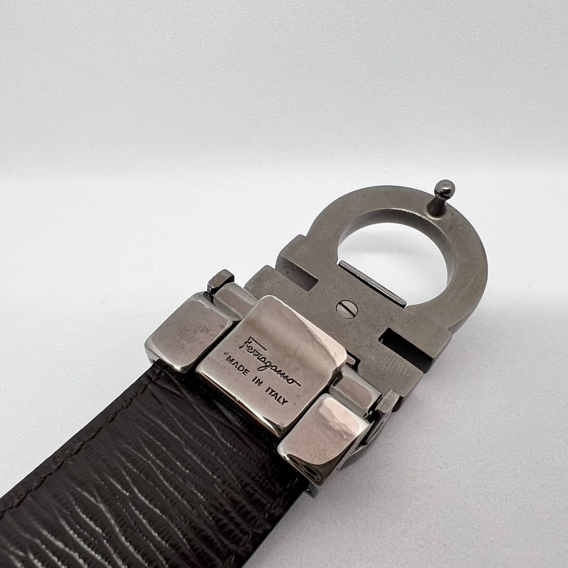 ☆未使用品☆FERRAGAMO リバーシブルベルト ガンチーニバックル レザー Amazon | [サルヴァトーレ フェラガモ] ベルト 679535 0644557