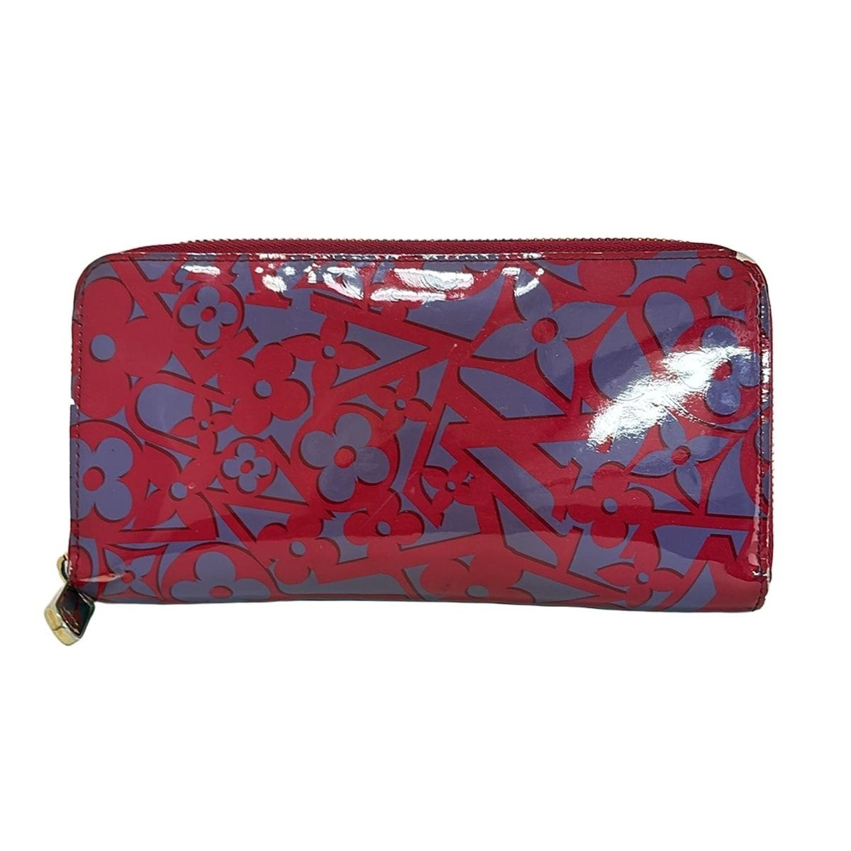 LOUIS VUITTON ルイヴィトン 長財布 スウィートモノグラム ジッピーウォレット M90123 ローズアンディアン レザー