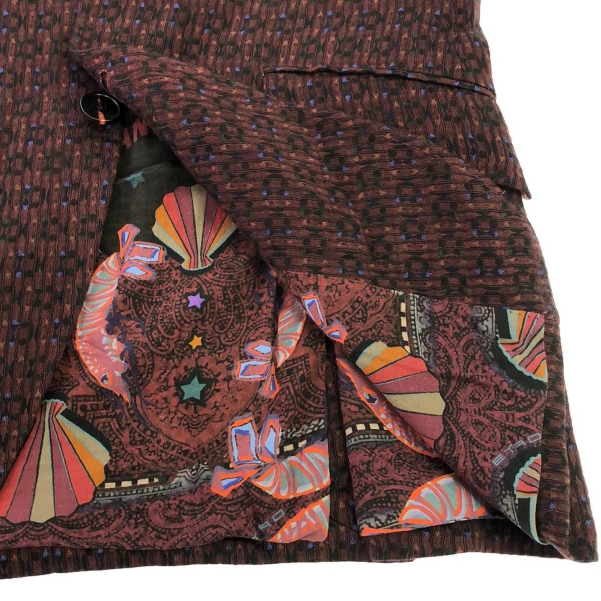 ETRO エトロ 19SS SUPERLEGGERA コットンリネンテーラードジャケット