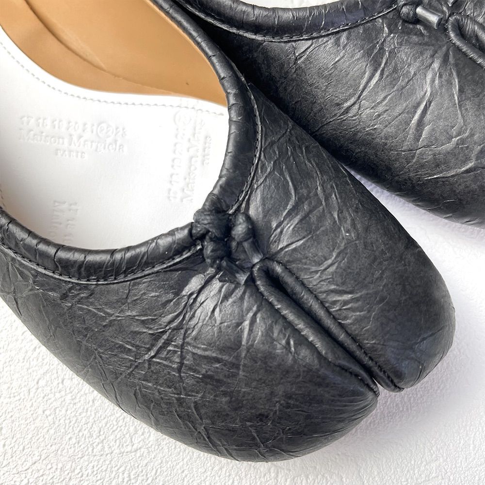 MAISON MARGIELA TABI シワ加工 バレエシューズ MAISON MARGIELA TABI シワ加工 バレエシューズ