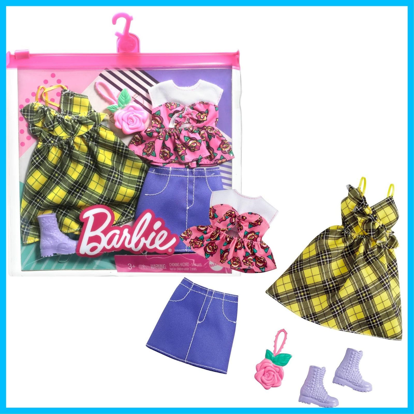 特価セール】バービー(Barbie) ファッション2パック ローズ&イエロー