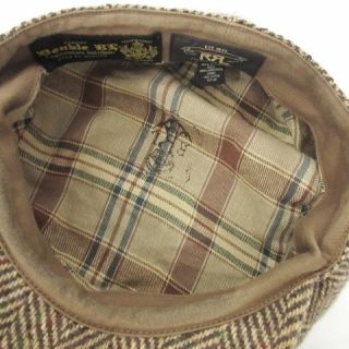 RRL ダブルアールエル　ツイード　キャスケット　ダークブラウン厚手Lサイズ美品 2025年最新】Yahoo!オークション -ダブルアールエル rrl