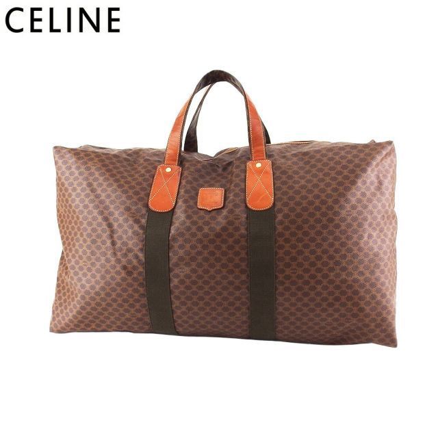 【希少】ヴィンテージ CELINE マカダム柄 ボストンバッグ PVC 旅行 CELINE（セリーヌ） ボストンバッグ 旅行バッグ トラベル マカダム PVC