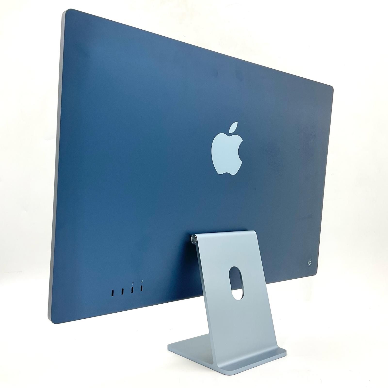 Apple iMac 24インチ 2021 Apple M1 8GB SSD 256GB ブルー 超 動作 済 全額返金保証 最速発送