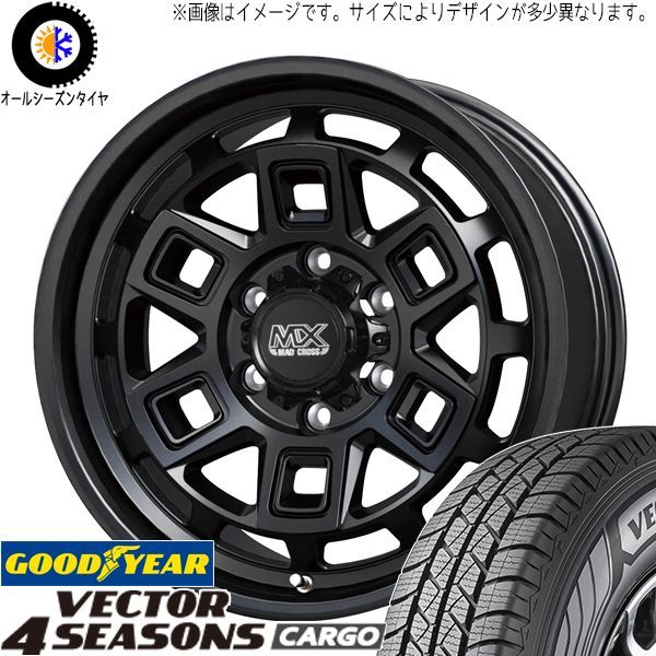 サクシード 155/80R14 オールシーズン | グッドイヤー ベクターカーゴ u0026 アイヴァー 14インチ 4穴100 