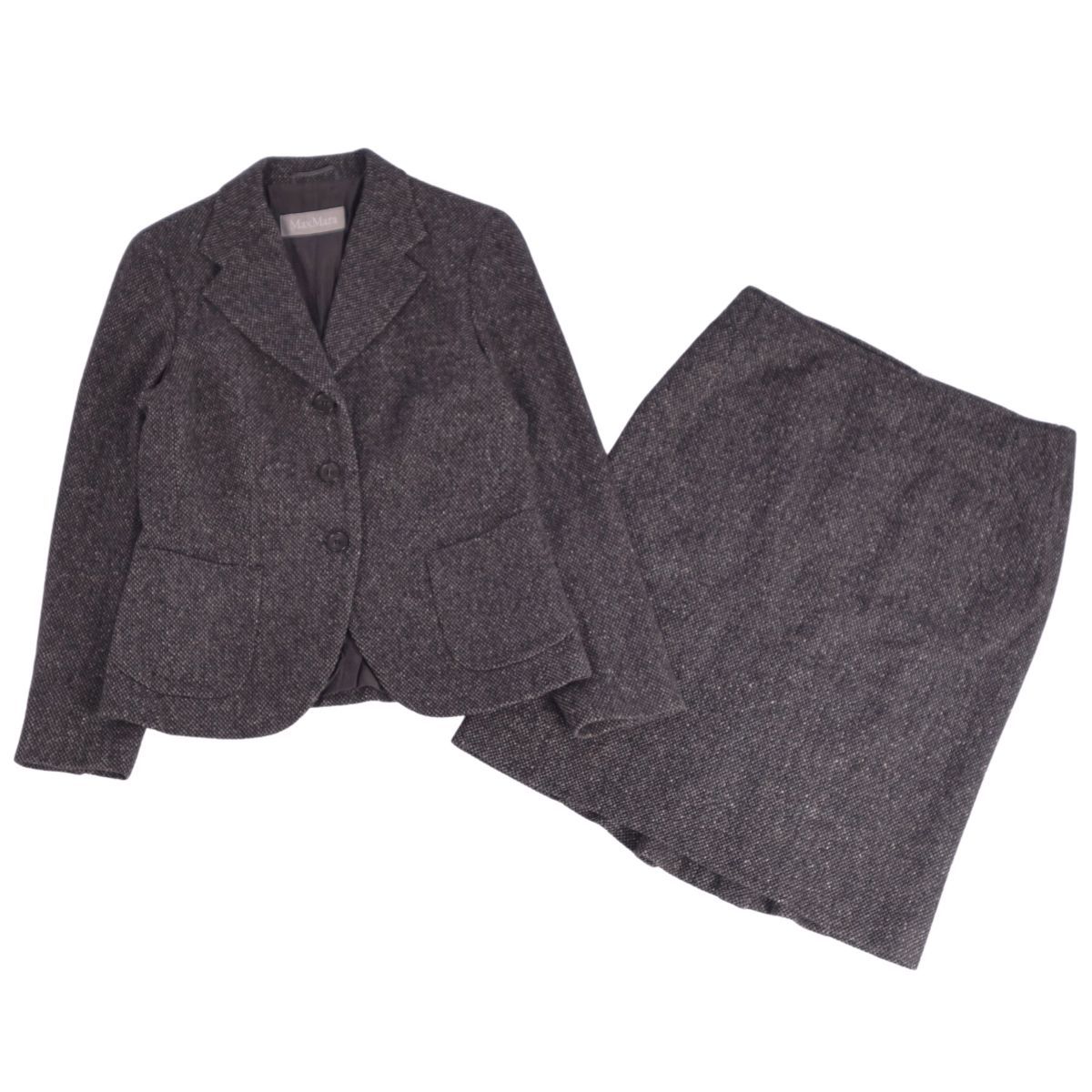 マックスマーラ Max Mara セットアップ スカートスーツ ウール シ