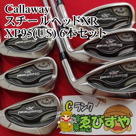 狭山【中古】 アイアンセット キャロウェイ スチールヘッドXR XP95(US) 6本セット S 23[1200]