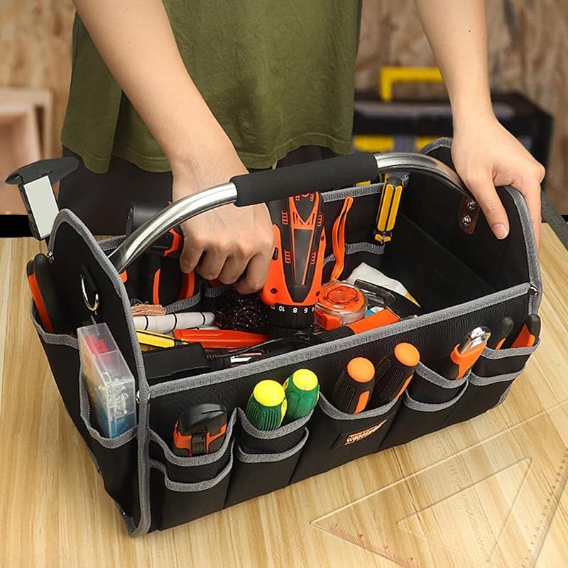 Amazon.co.jp: 工具バッグ ツールバッグ 工具差し入れ 道具袋