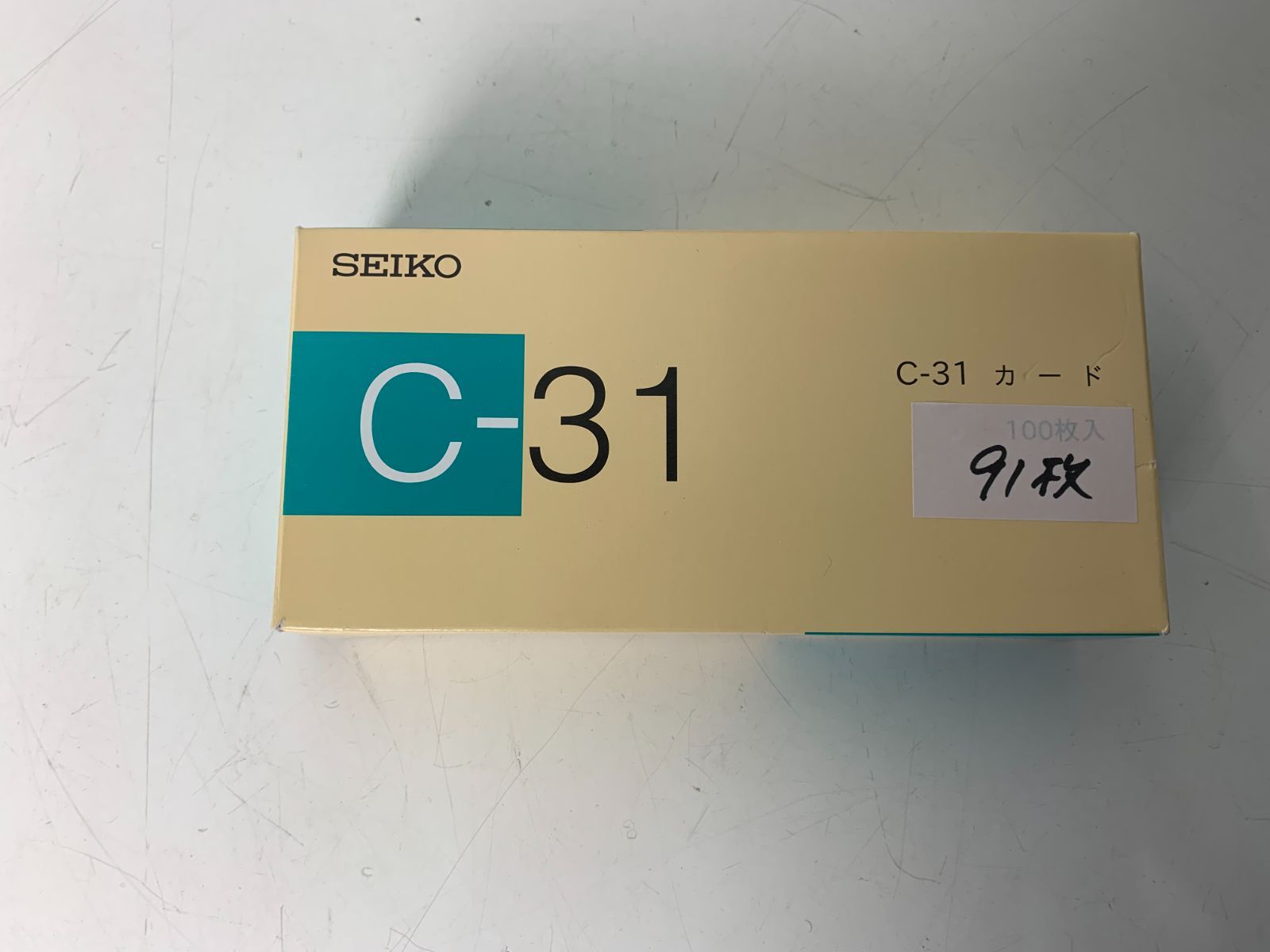 公式通販 SEIKO セイコー タイムカード C31カード 1箱