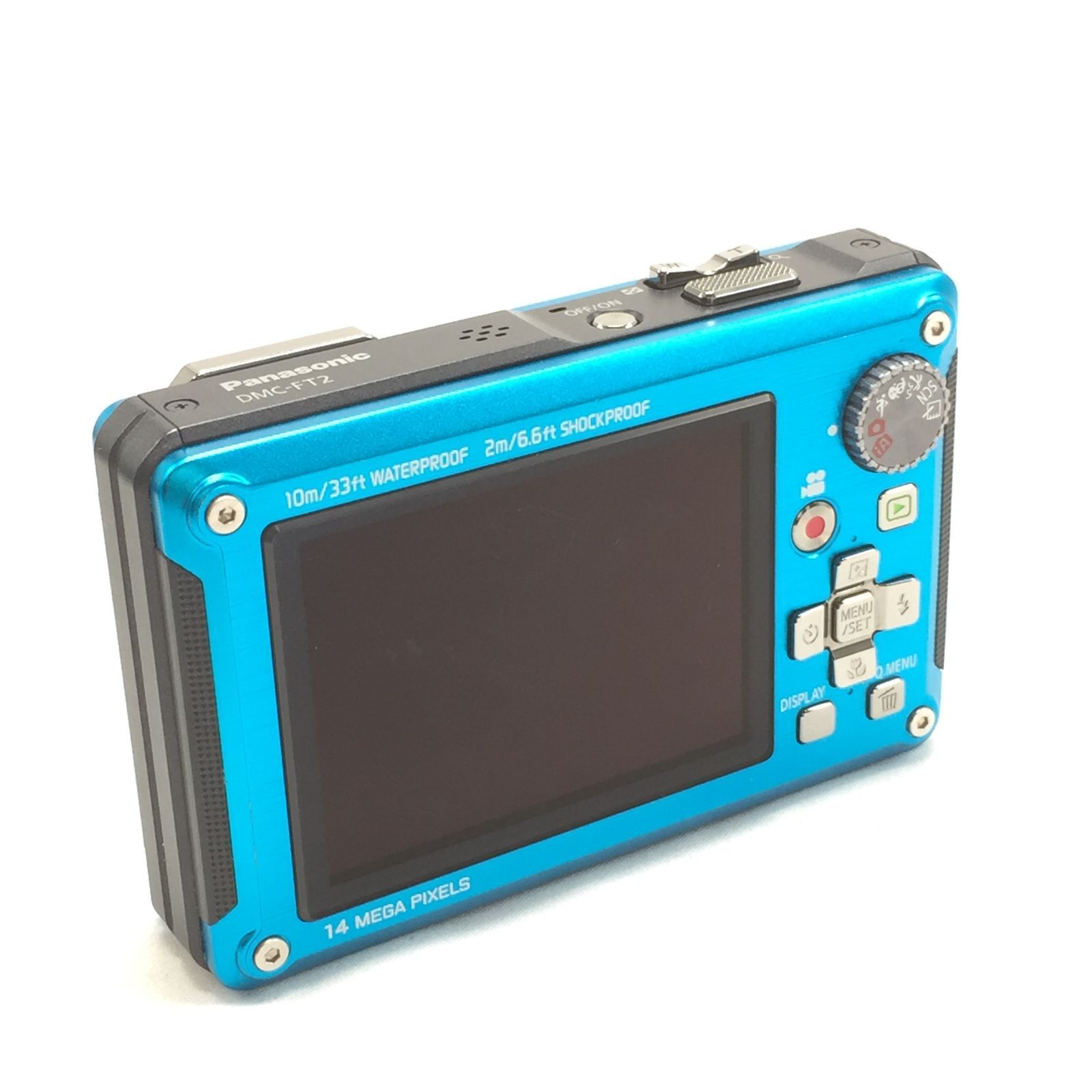 元箱付】Panasonic LUMIX DMC-FT2 ブルー 防水・耐低温・防塵・耐衝撃