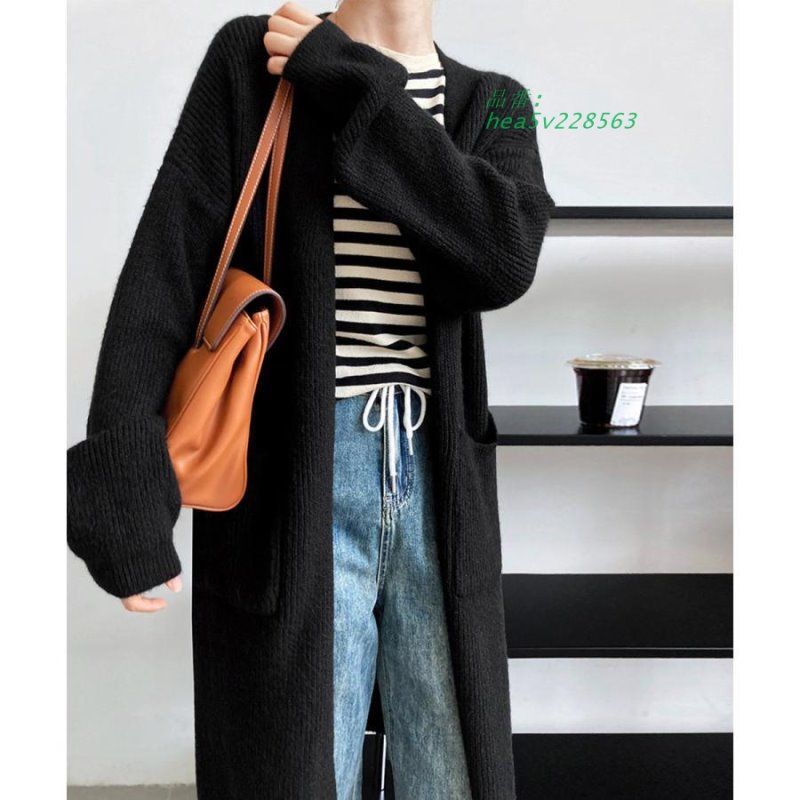  ニットカーディガン ロングレディース秋冬 hea 5 v 228563 半袖 カーディガン ボレロ アンサンブル