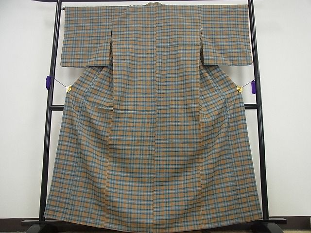 平和屋本店■超希少　国指定無形文化財　丹波布　染織作家　福永世紀子　草木染　逸品3s4440 平和屋本店□超希少 国指定無形文化財 丹波布 染織作家 福永世紀子