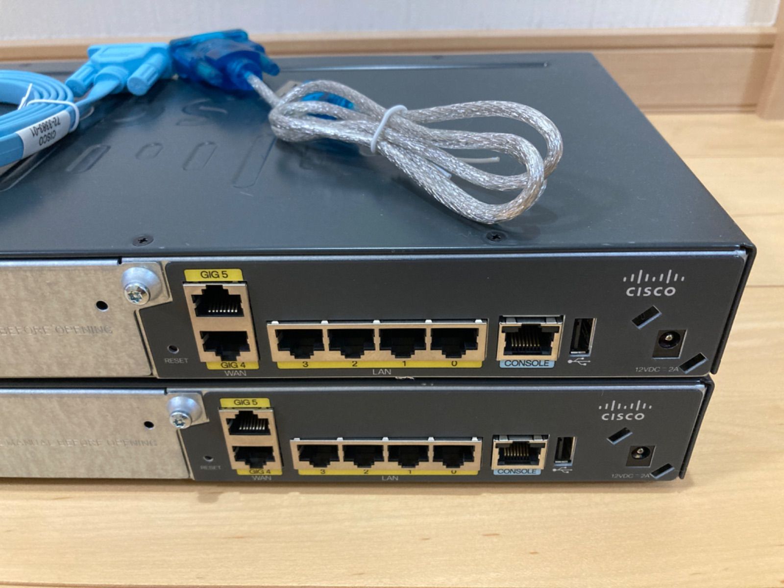 品質のいい 高評価お得 （CCNA、CCNP）2台セットCisco891FJ PC周辺機器