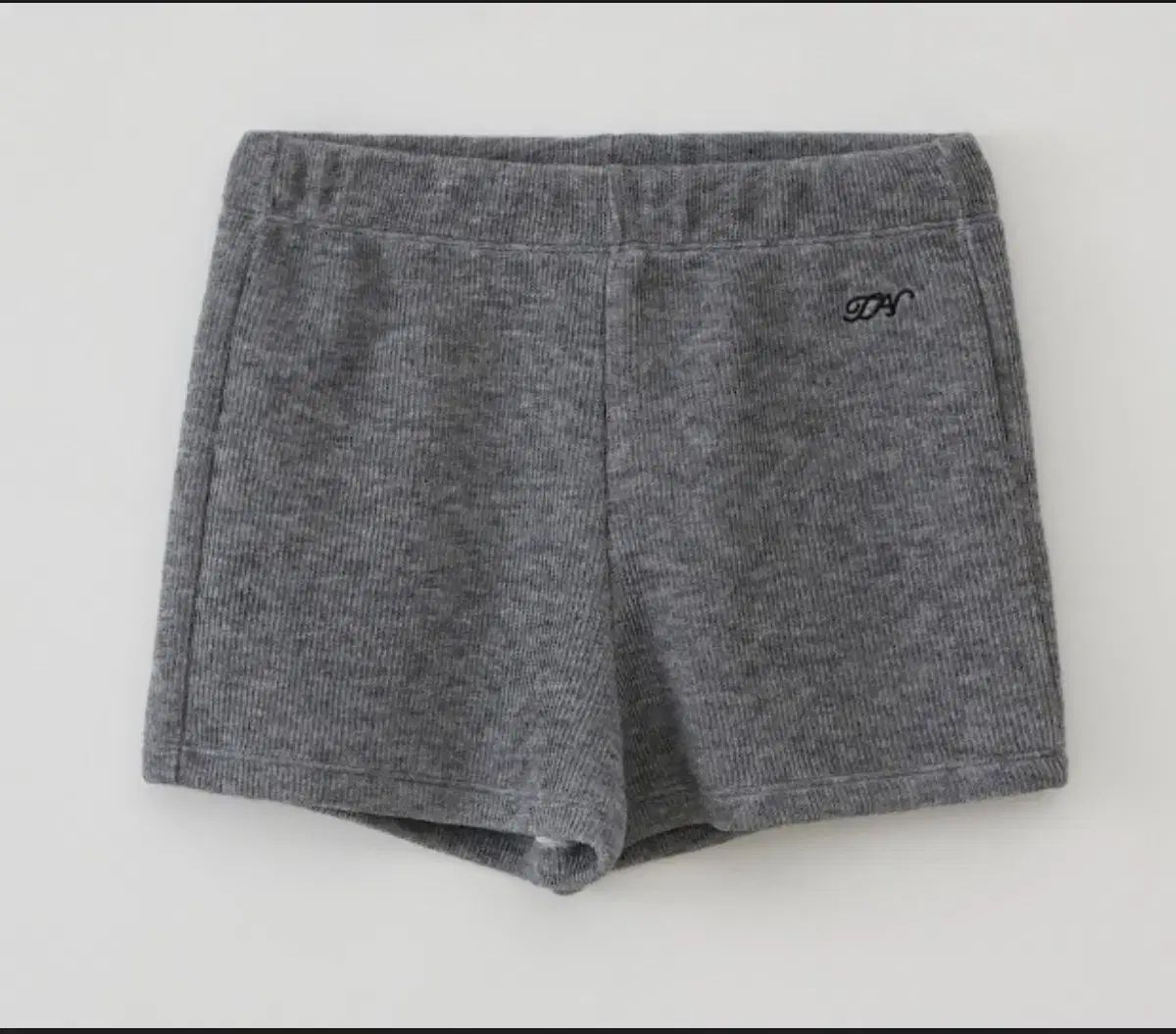 TANNAT 居心地の良い ニット ショートパンツ パンツ グレー