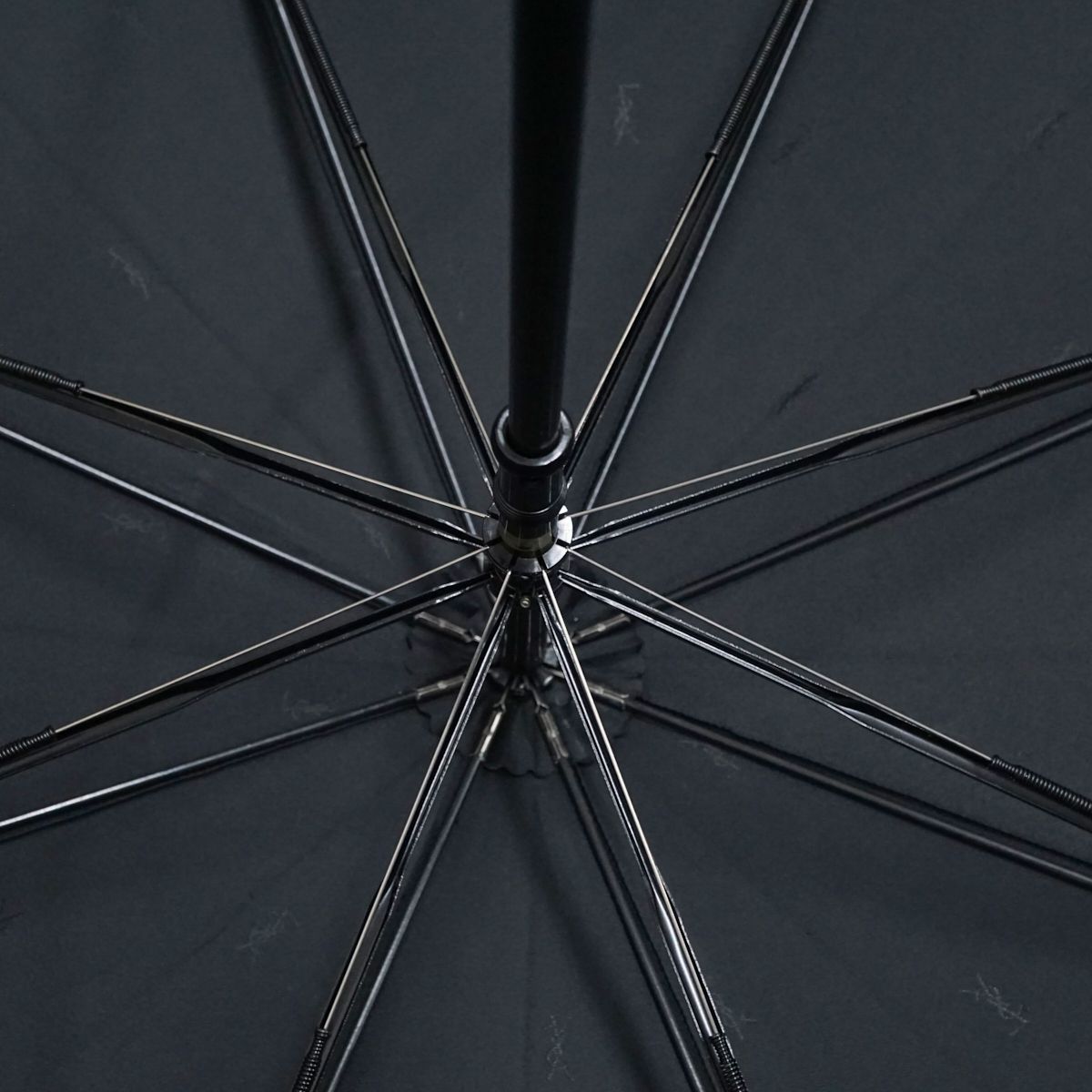 ✨美品 60cm YSL イヴサンローラン ロゴ 雨傘 ジャンプ傘 Yves Saint Laurent - 【美品】Yves Saint Laurent イヴサン