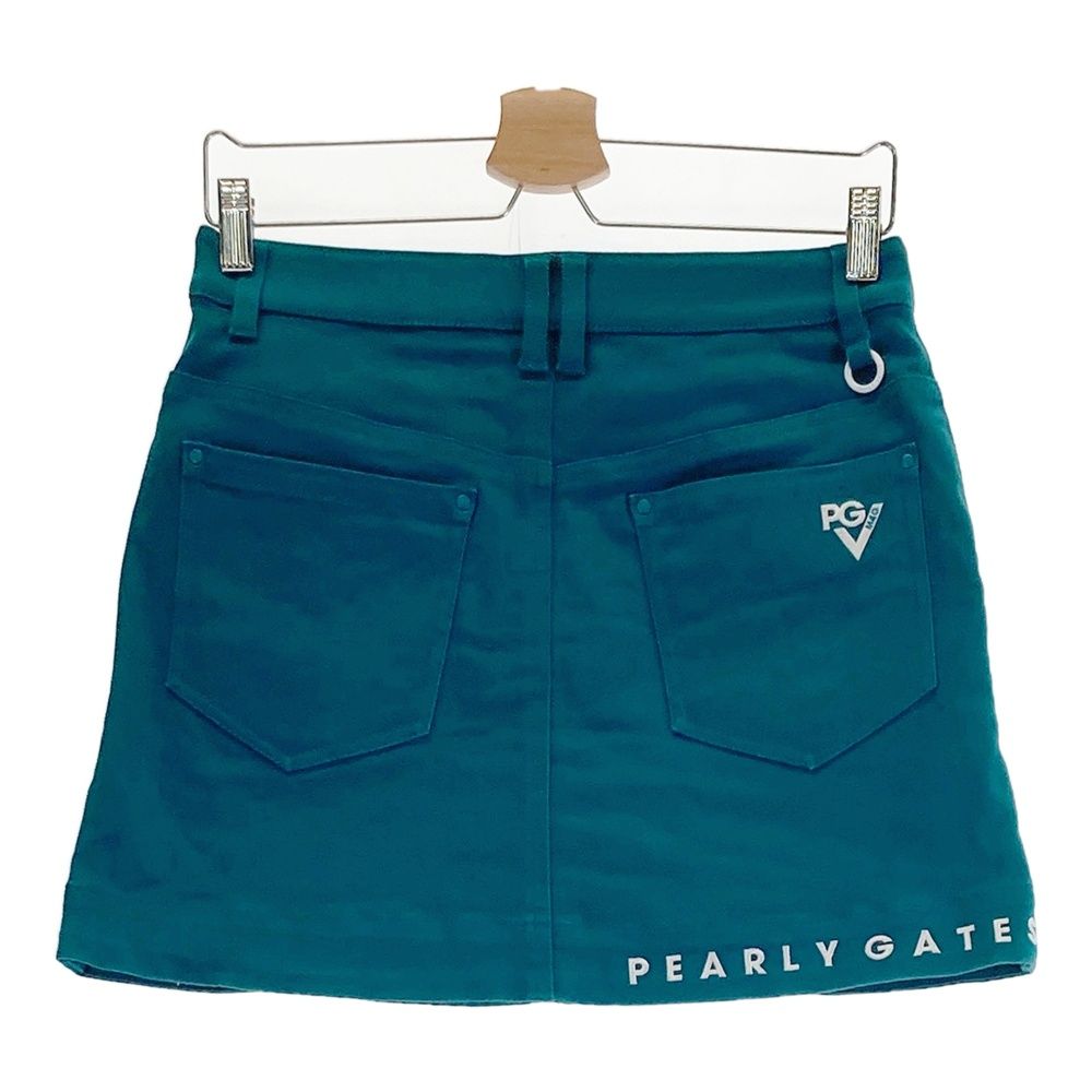 サイズ：1 PEARLY GATES パーリーゲイツ ストレッチスカート ブルー系