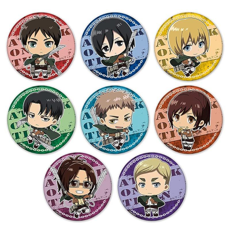 【 進撃の巨人 】缶バッジコレクション 進撃の巨人 トレーディング缶バッジvol.2（BOX）