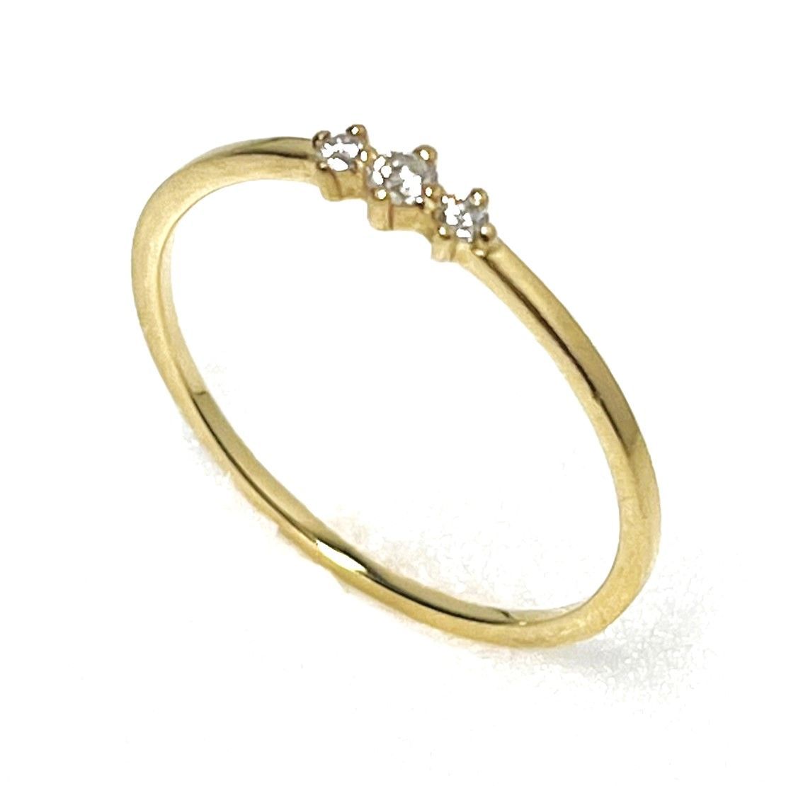 ete エテ　指輪　リング　k18 18金　カーブ　レイヤードリング ete 指輪 リング K18YG レイヤード レディース : ZOZOTOWN Yahoo