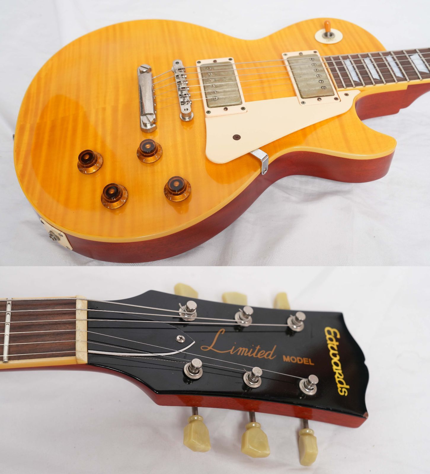 edwards レスポール　リミテッドモデル　E-LP-90LTS/LD 新品】EDWARDS E-LP-STD-P / Gold Top - 博多区麦野のギター