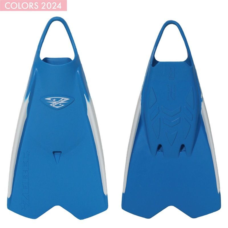 ボディーボードフィン ZEBEC FINS ゼベック BODYBOARDS FINS オーシャンブルー | ホワイト MEDIUM