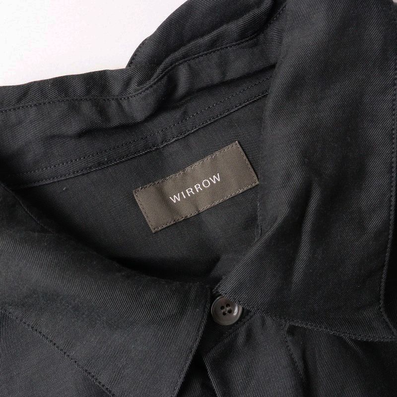 ウィロウ WIRROW Cupro Cotton Half Sleeve Shirt キュプラコットン  