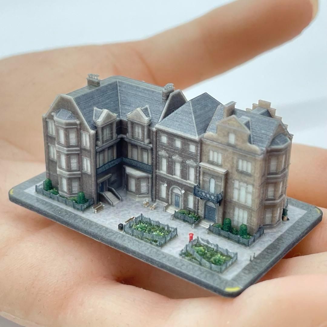 1/700 豪邸 お城 建物 フィギュア KT-001 住宅模型 1/64より小